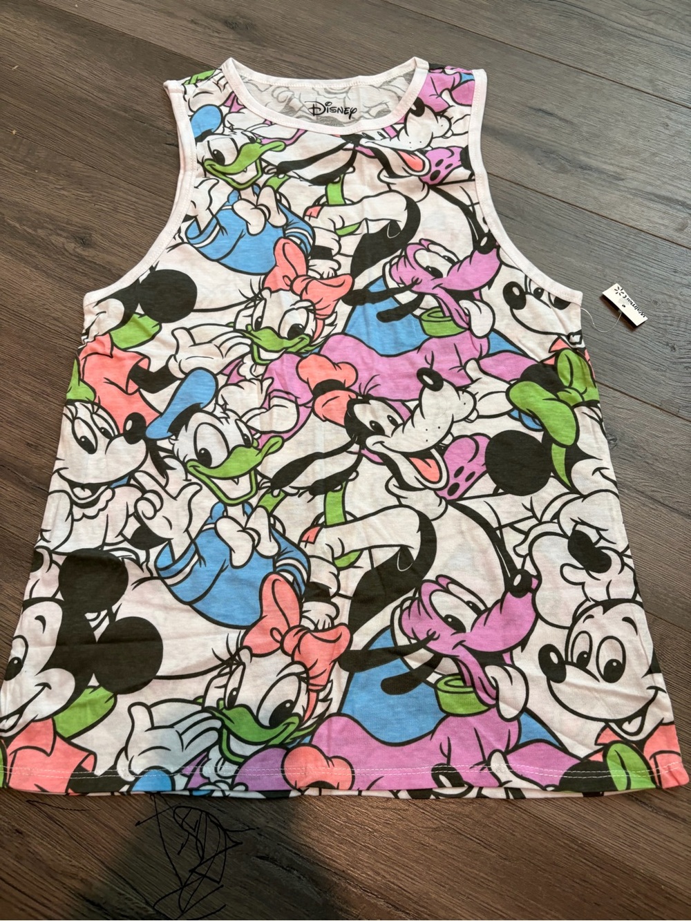 Juniors Disney Mickey Mouse Tank Top Size S 3-5